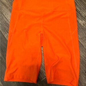 Outdoor Voices Vibrant Orange Bike Shorts